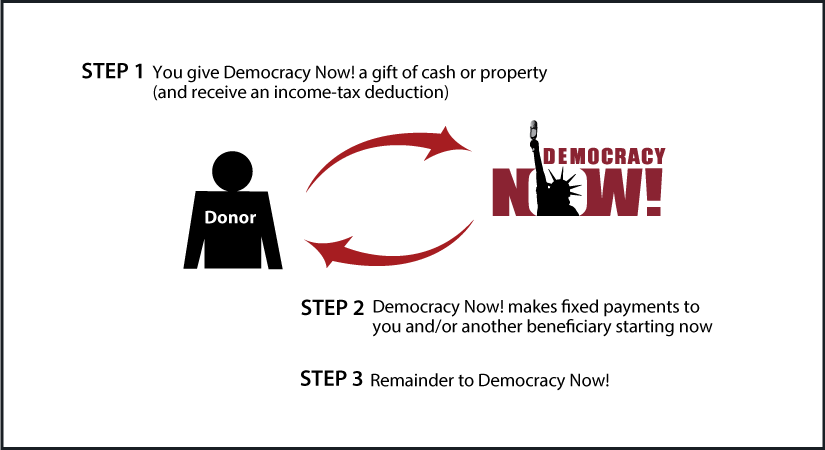 Immediate-Payment Charitable Gift Annuity Diagram. Description of image is listed below.